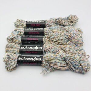 Scheepjes Yarn Lot of 5 Pastel Variegated Cotton Viscose Made in Holland New
